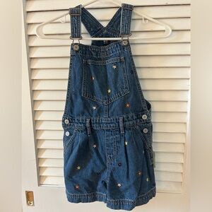 GAP Kids Embroidered Overalls/Shortalls Size M (8)